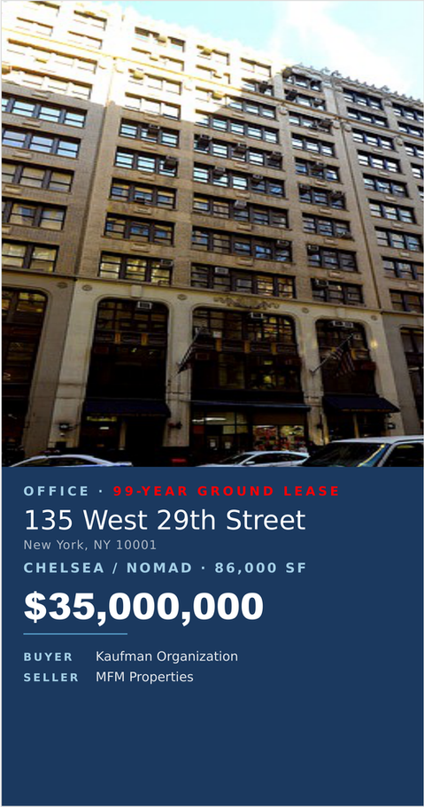 135 West 29th Street, New York, NY, 10001