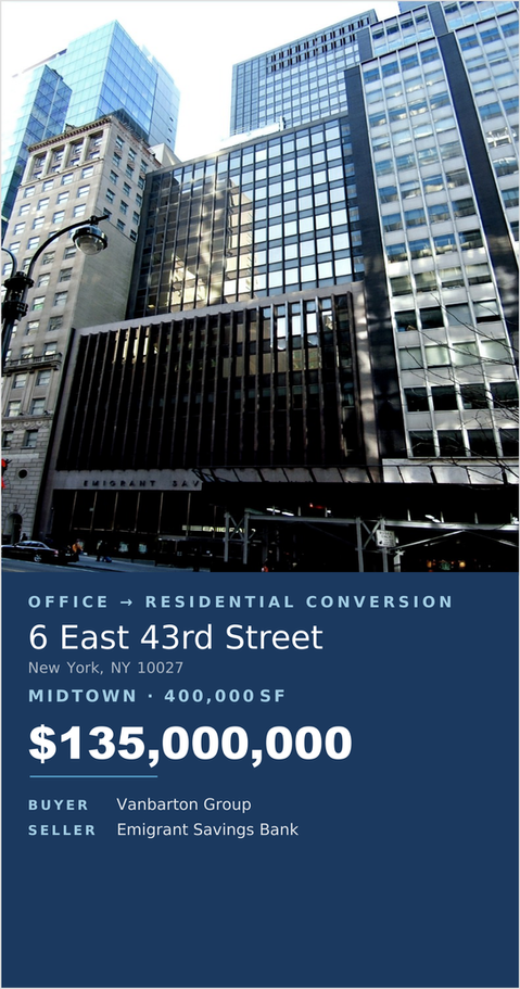 6 East 43rd Street, New York, NY 10027