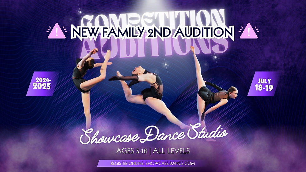 🌠2nd Audition🌠 for New Competition Families: 7/18-7/19