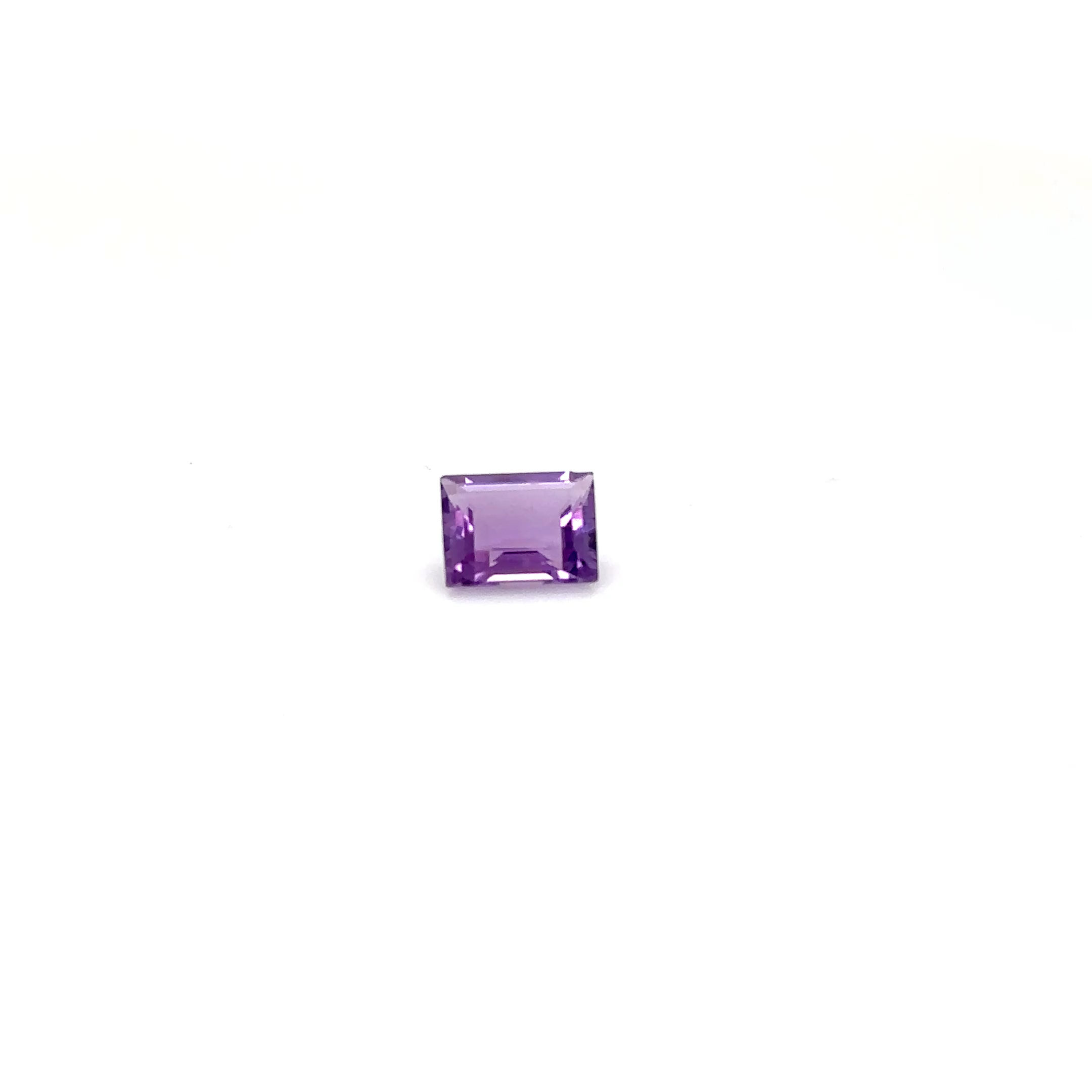 Baguette Cut – Semi-Precious Violet Stone, 6x5mm, 1.50 Ct