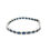 Thumbnail: 14K White Gold Oval Sapphire Prong-Set Bracelet/Gift for Anniversary