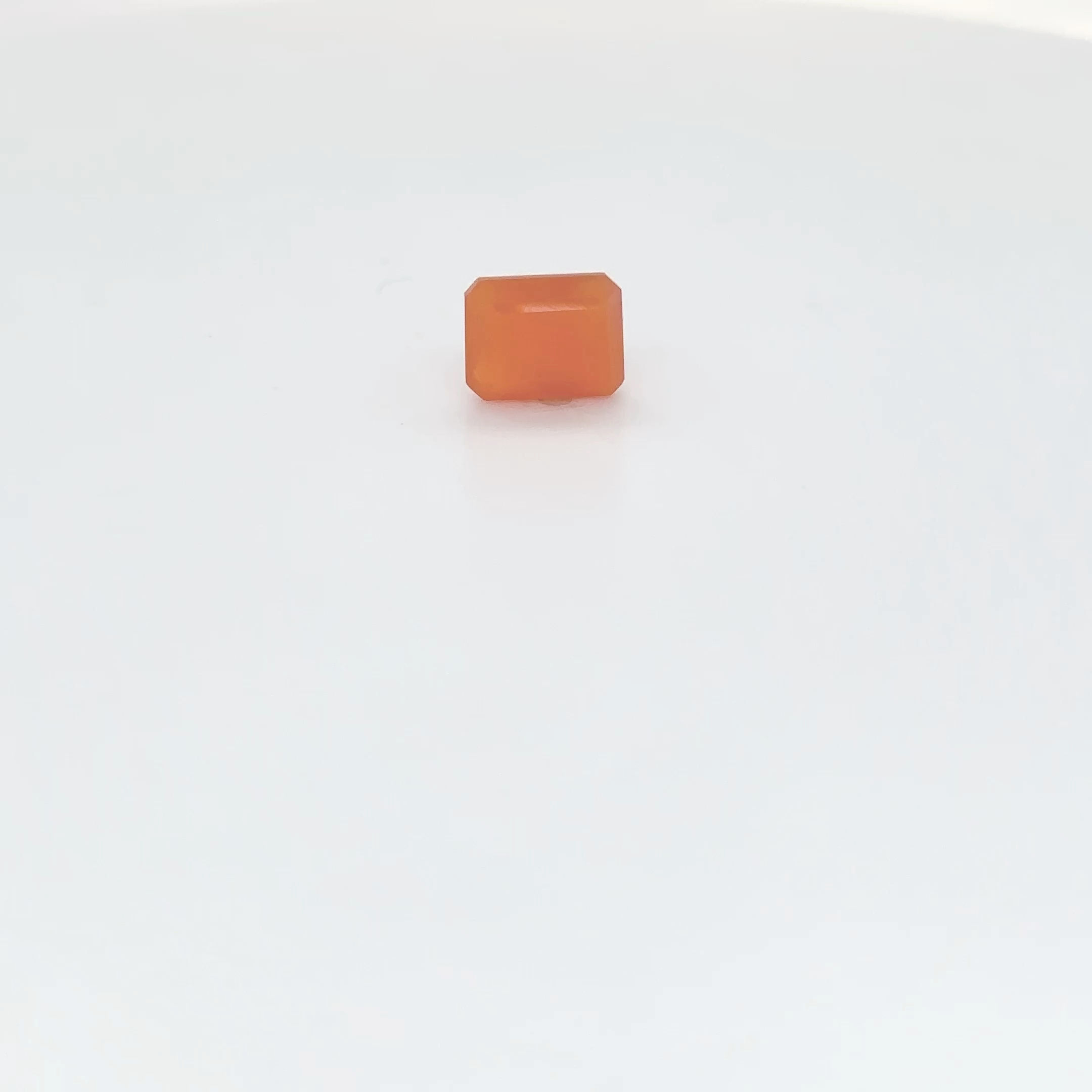 Octagon Cut Carnelian