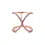 Thumbnail: Crossover Rings / pink sapphire ring / 14k rose gold rings / 14k jewelry