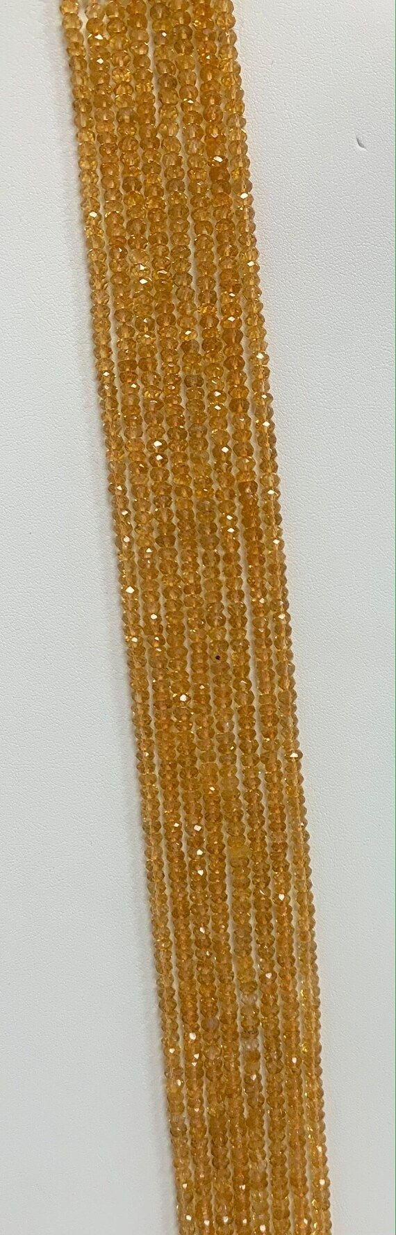 Citrine Gemstone Bead Necklace