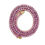 Thumbnail: 14k Rose Gold Pink Sapphire Circle Necklace / Delicate & Romantic Gift For Her