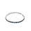 Thumbnail: 14K White Gold Oval Sapphire Tennis Bracelet/Gift for Push