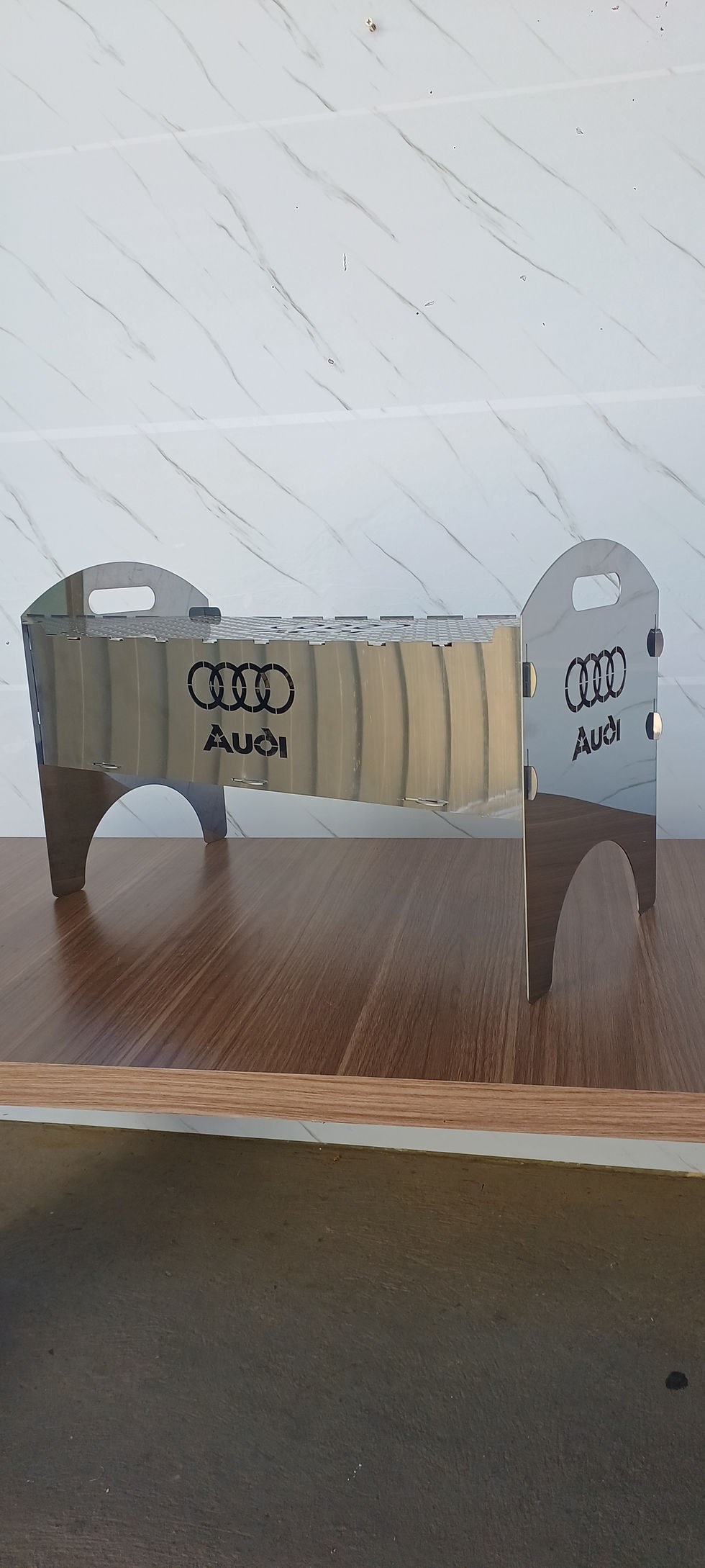 Miniatura: Vetor Dxf Churrasqueira Personalizada Audi 039