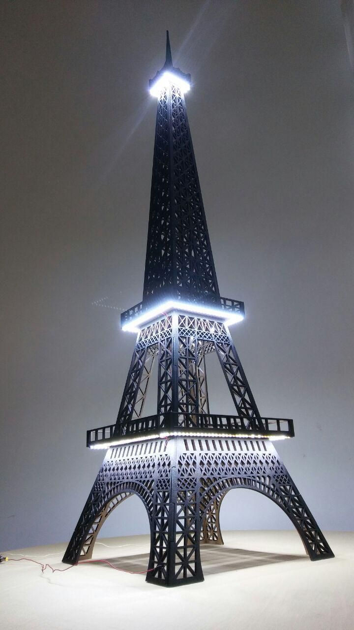 Miniatura: Vetor DXF Torre eiffel 098