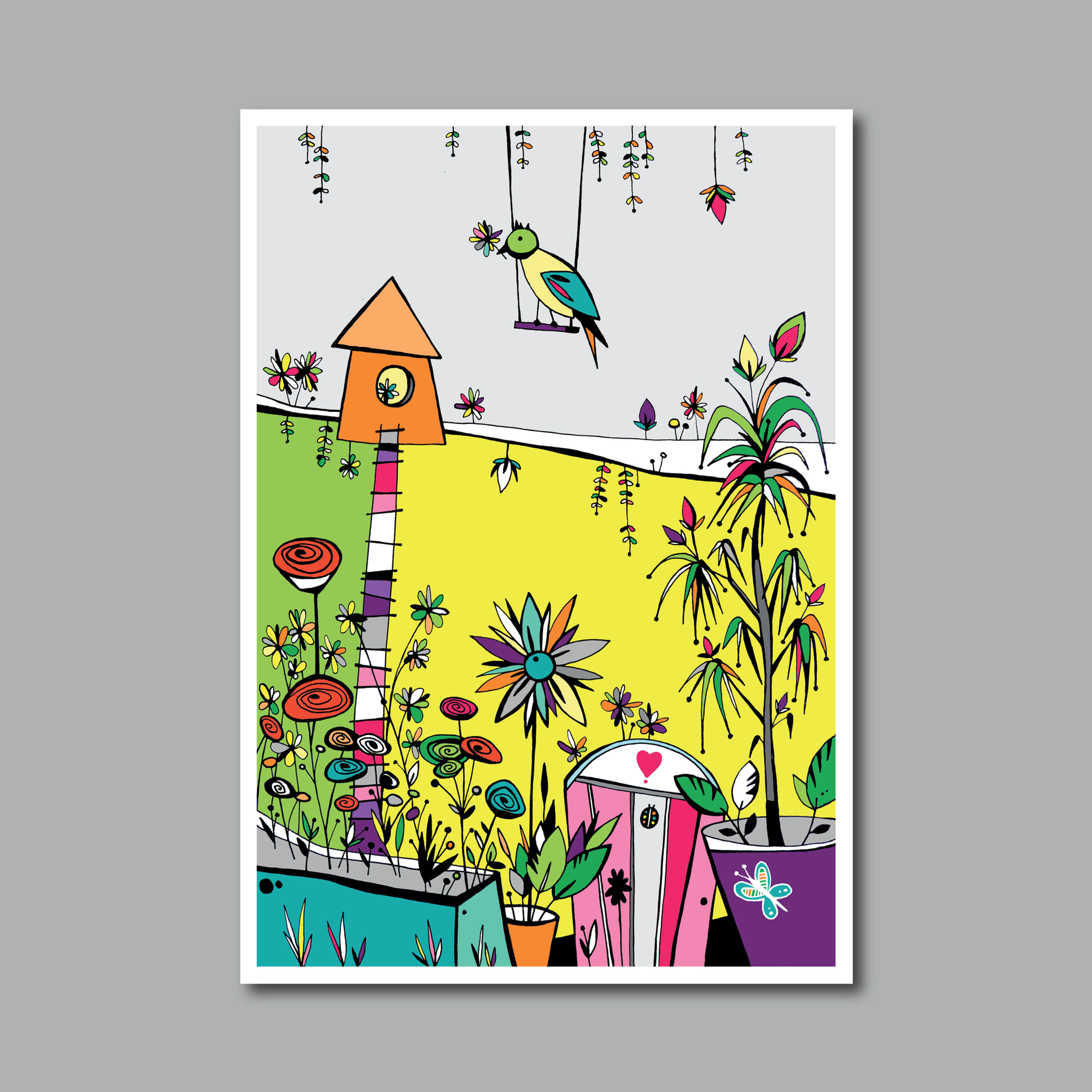 CARTE POSTALE - IN MY GARDEN