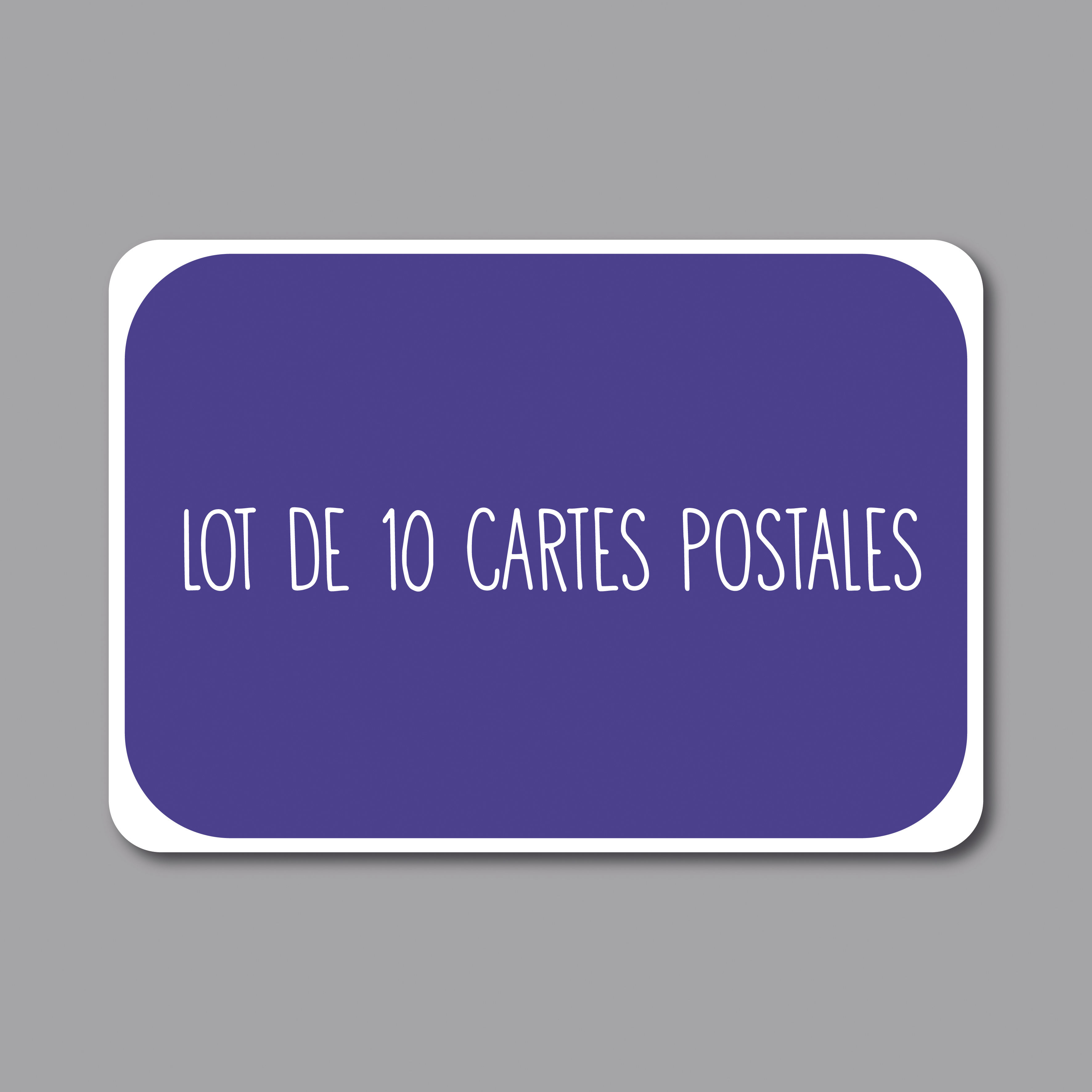 LOT DE 10 CARTES POSTALES
