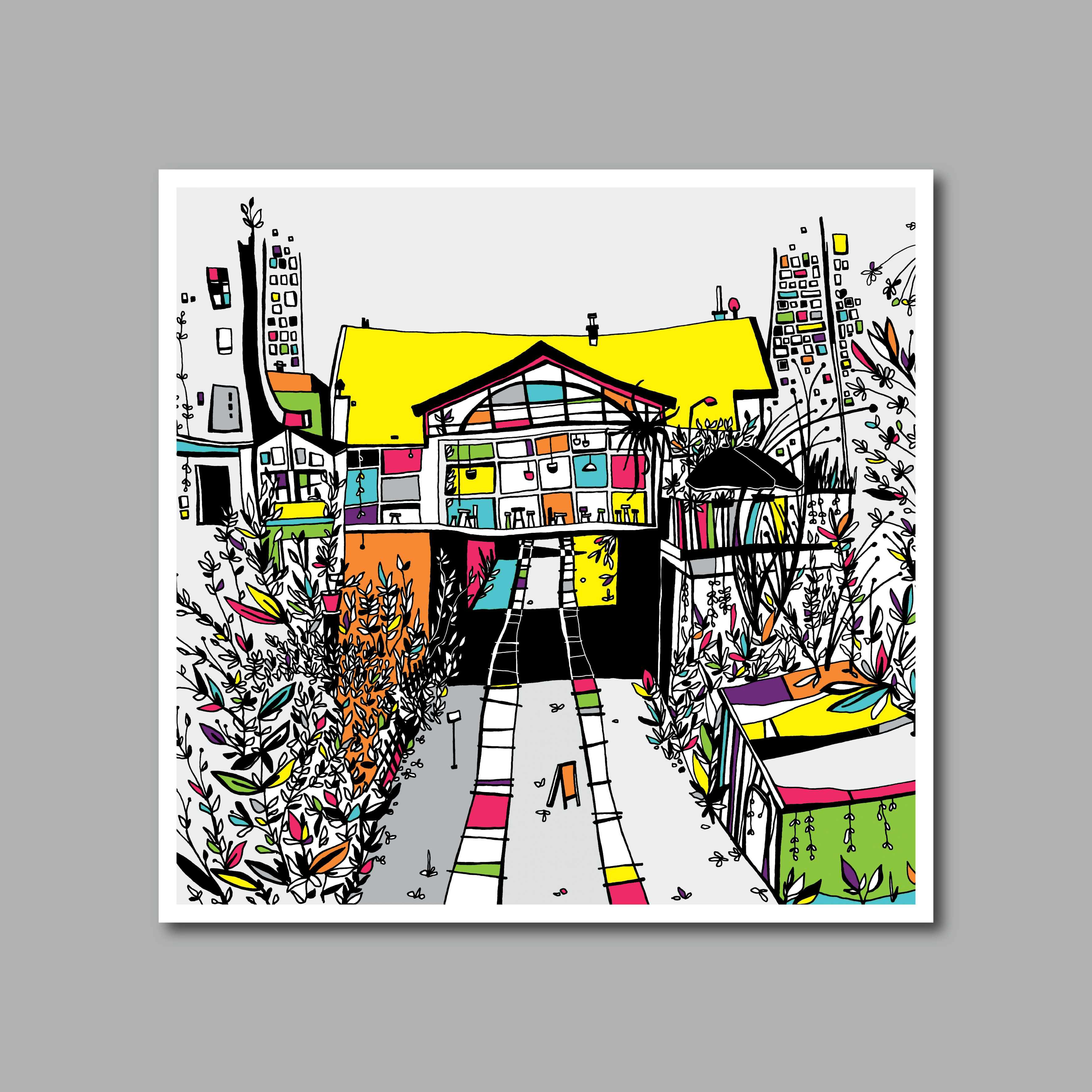 CARTE POSTALE - LA RECYCLERIE - PARIS