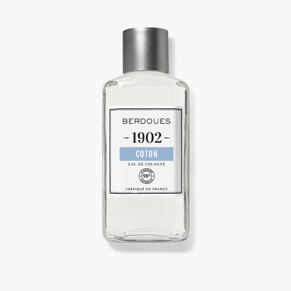 Berdoues Eau de Cologne Coton à la fraîcheur de la Bergamote 125 ml