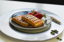 Gaufres et fraise