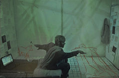 Abécédaire carcéral des paraphilies 22/26 40 / 60 cm, acryl & neocolors on canvas, 2016.