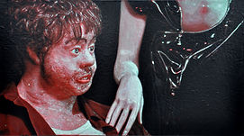 Second Vassili Party 50 / 90 cm, acryl on canvas, 2012.