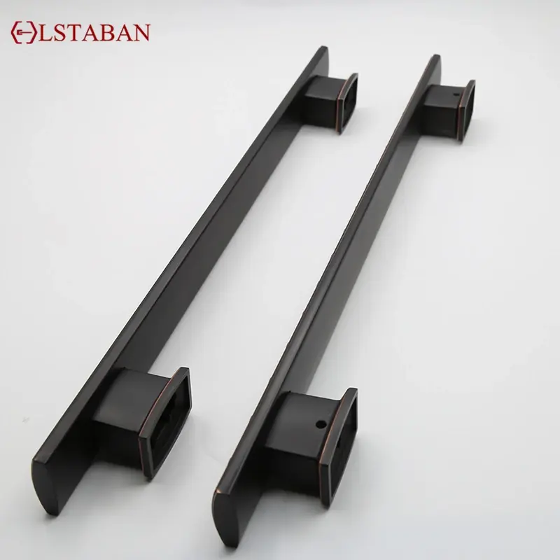Thumbnail: Modern Nordic Black Pattern Door Handle