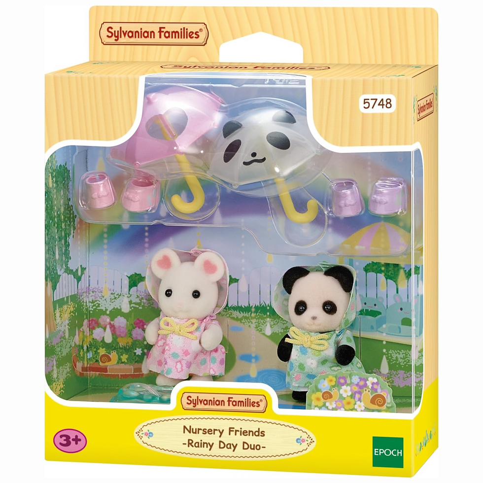 Thumbnail: Sylvanian Families Nursery Friends - Rainy Day Duo