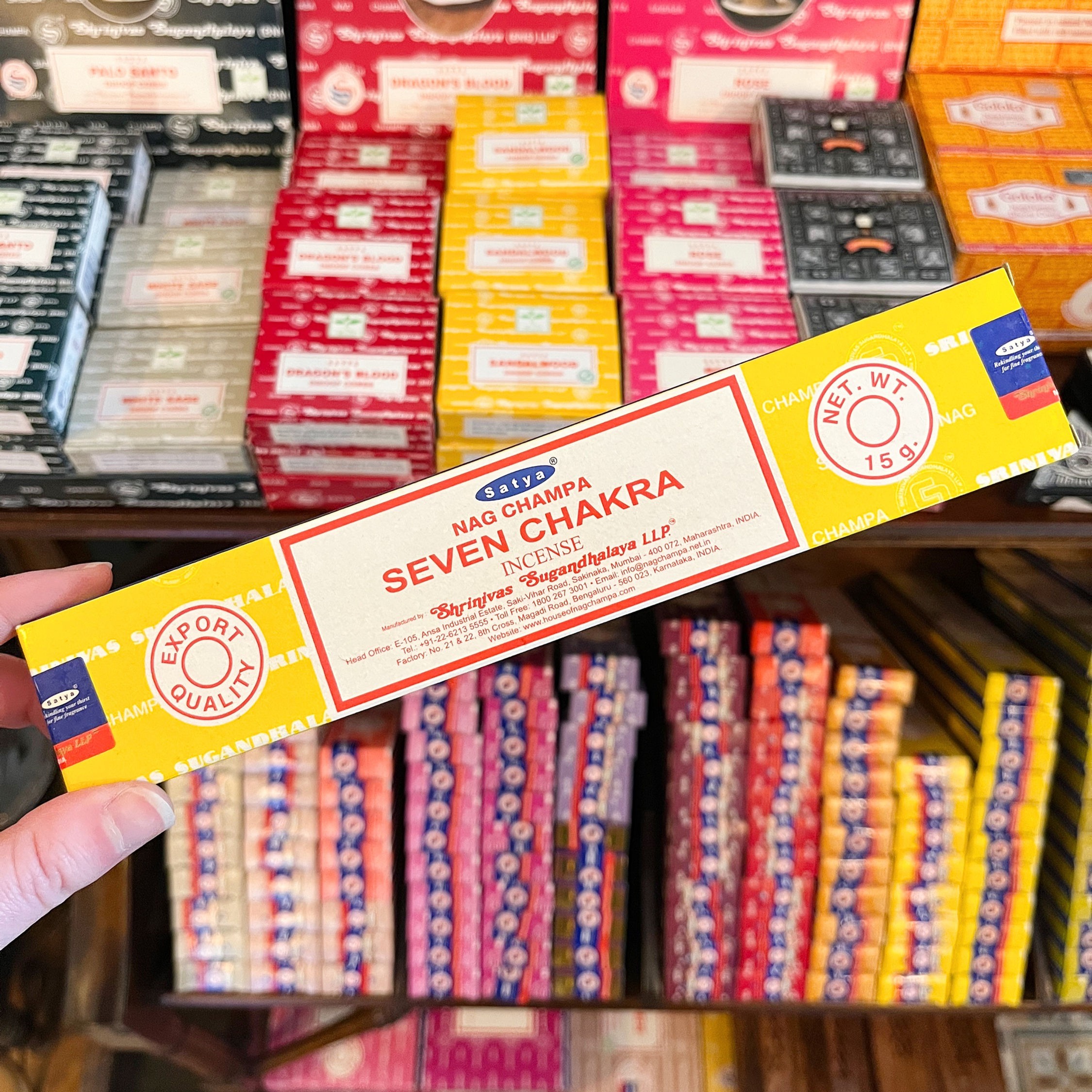 Satya Seven Chakra Incense Sticks