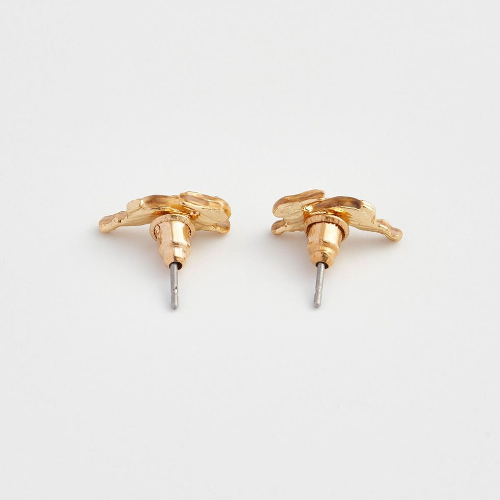 Thumbnail: Cosy Bunny Stud Earrings by Fable England