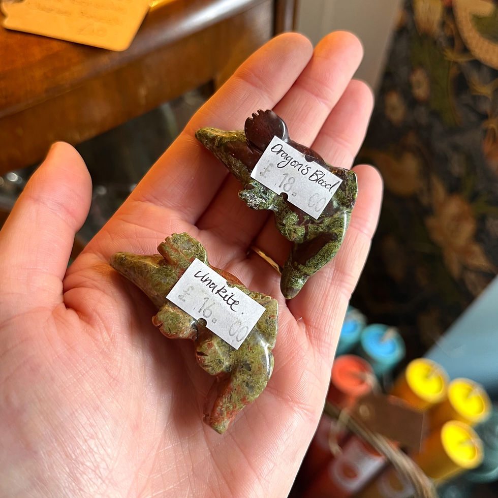 Thumbnail: Hand-Carved Natural Crystal Crocodile Carving