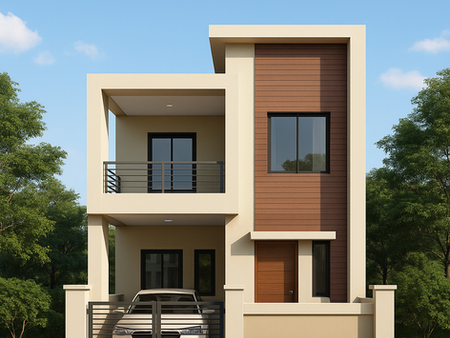 28’ x 42’ East Facing 4BHK House Plan