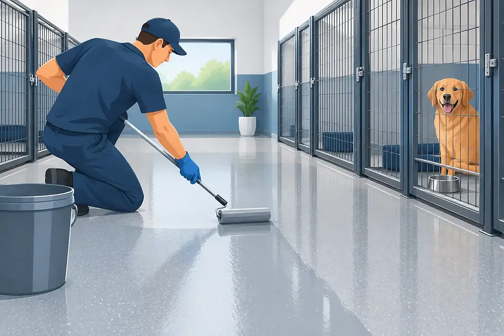 Kennel Floor Coating Installation That Lasts