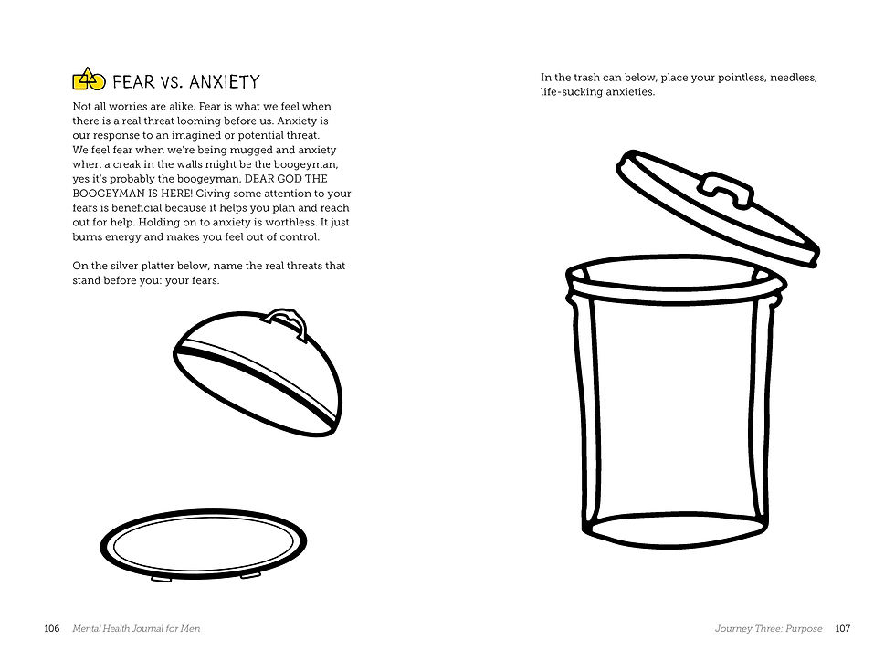 Thumbnail: Mental Health Journal for Men: Creative Prompts, Practices, and Exercises to Bol