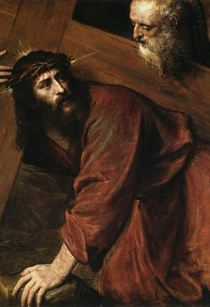 Cristo carregando a cruz