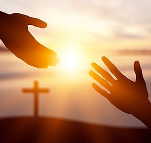 Duas mãos prestes a se tocarem