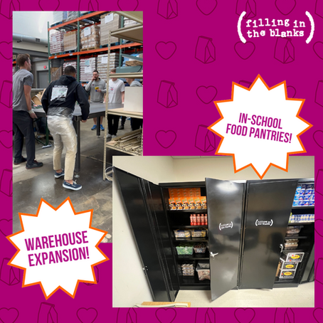 Ready to serve twice as many with expanded warehouse and new food pantries rolling out
