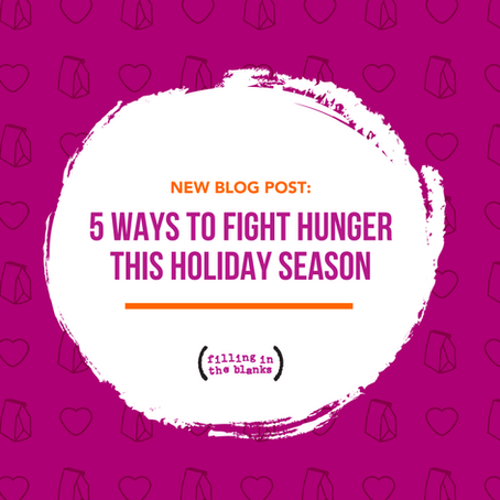 5 ways to fight hunger this holiday season