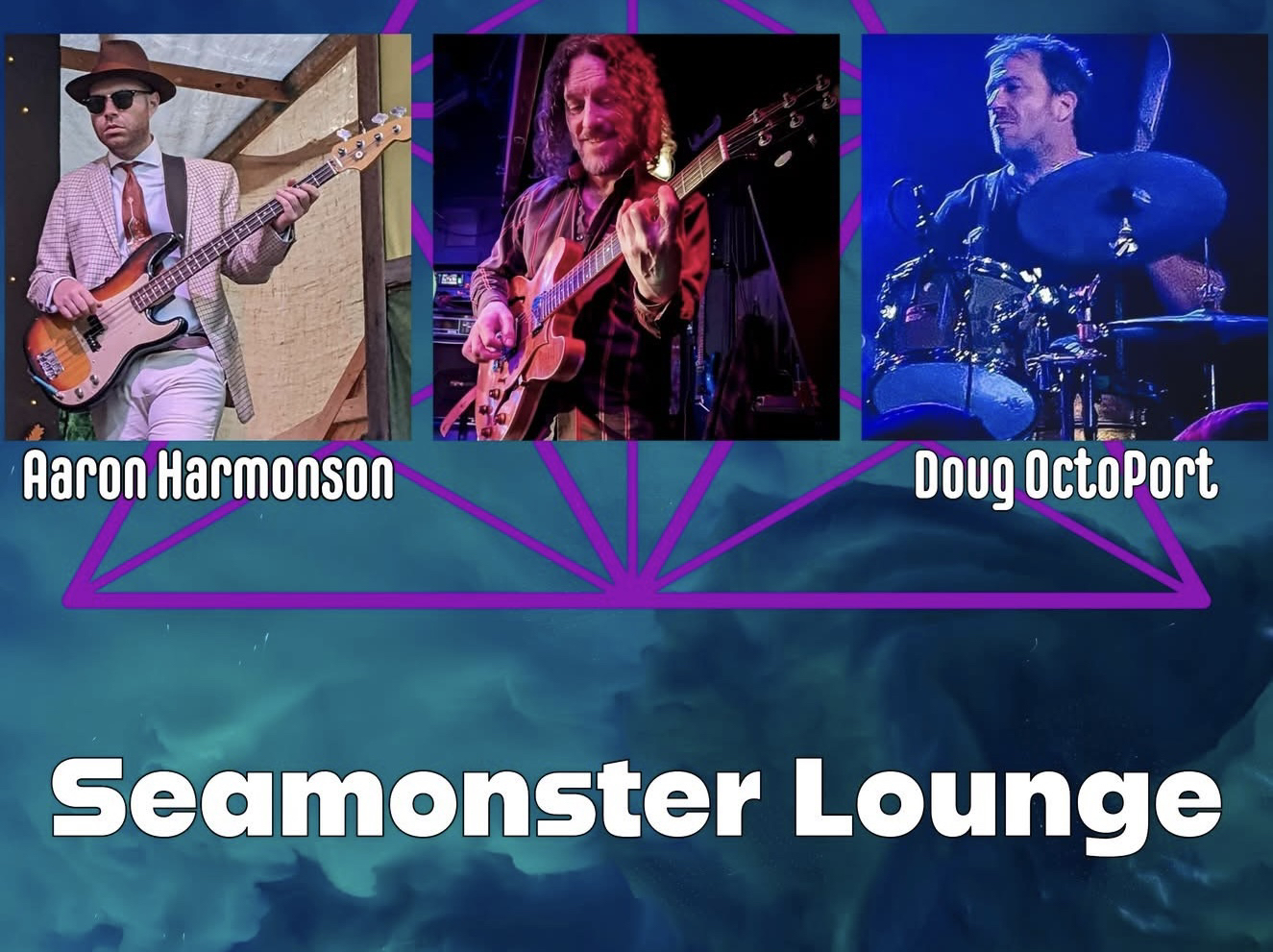 Colin Higgins Trio artwork from Sea Monster Lounge