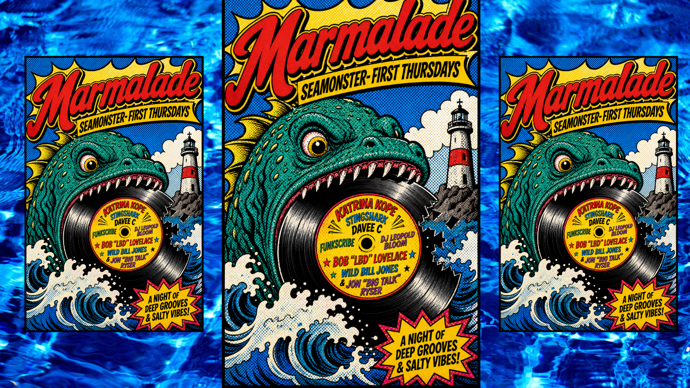 Marmalade artwork from Sea Monster Lounge