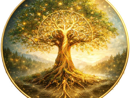 Comme un arbre 🌳, mon identité visuelle s’enracine, se déploie et révèle sa Lumière.✨