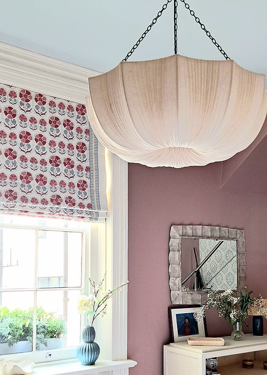 bayswater roman blind chandelier