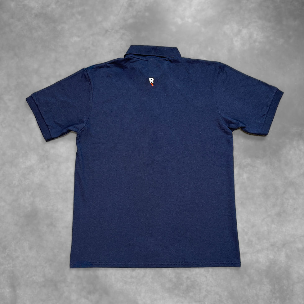 Thumbnail: Men's Jersey Knit Polo - Navy