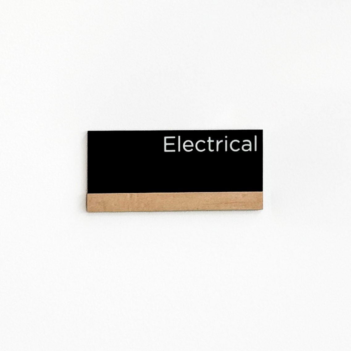 Large Room Sign - Cascade Black Series