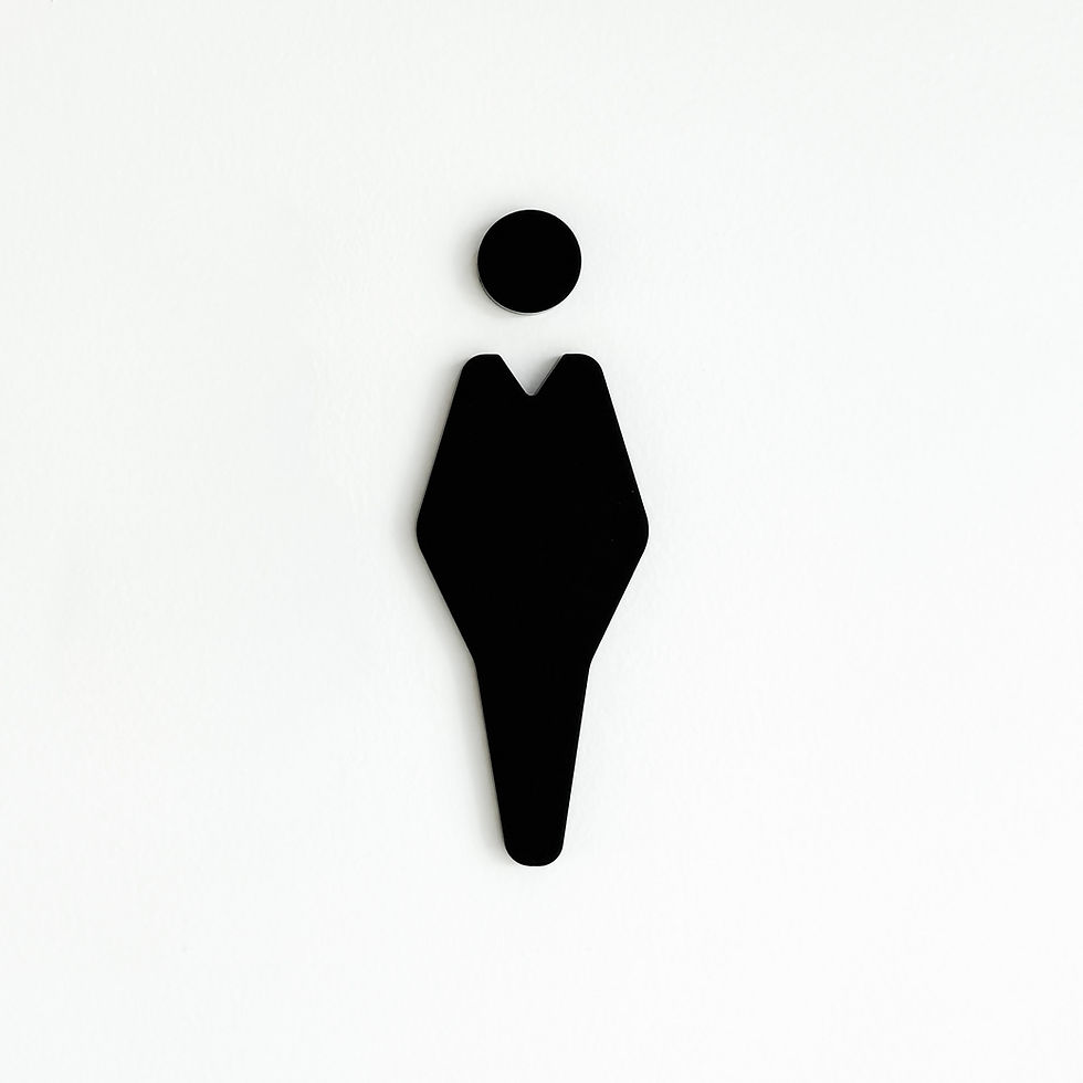 Thumbnail: Refined Black Restroom Symbols