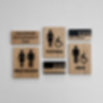 Thumbnail: Room Number + Insert Sign - Columbia Series