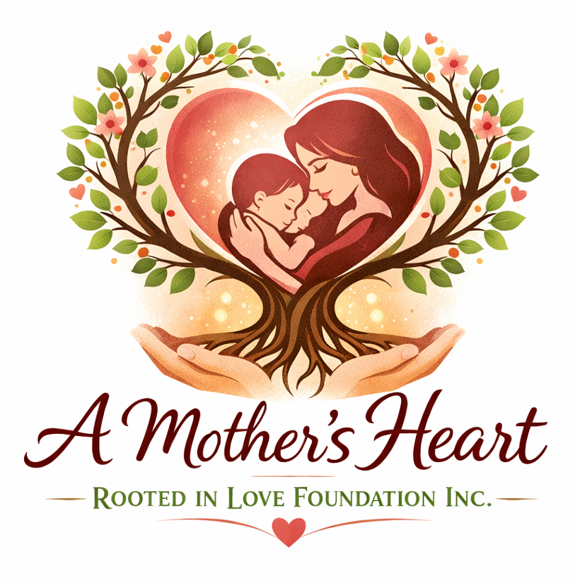 Logo for a Mother's Heart rooted in love.png