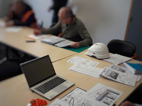 Mardi 1er mars 2022 : première réunion de chantier