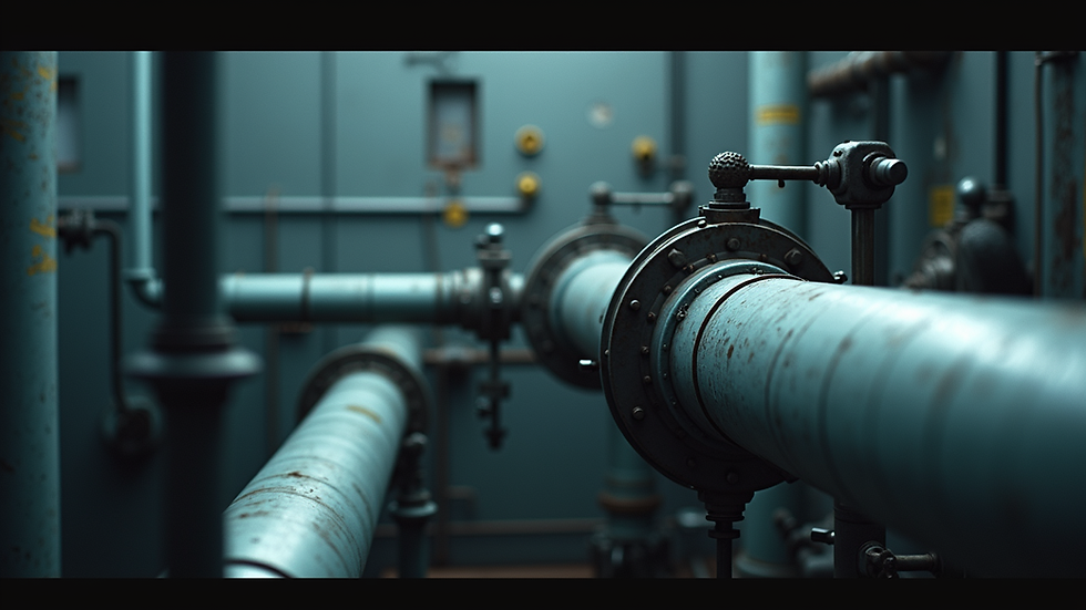 Close-up view of a well-maintained boiler with clear pipes