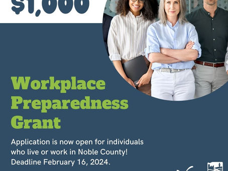 workplace preparedness grant open