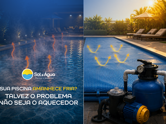 Sua piscina amanhece fria? Talvez o problema não seja o aquecedor