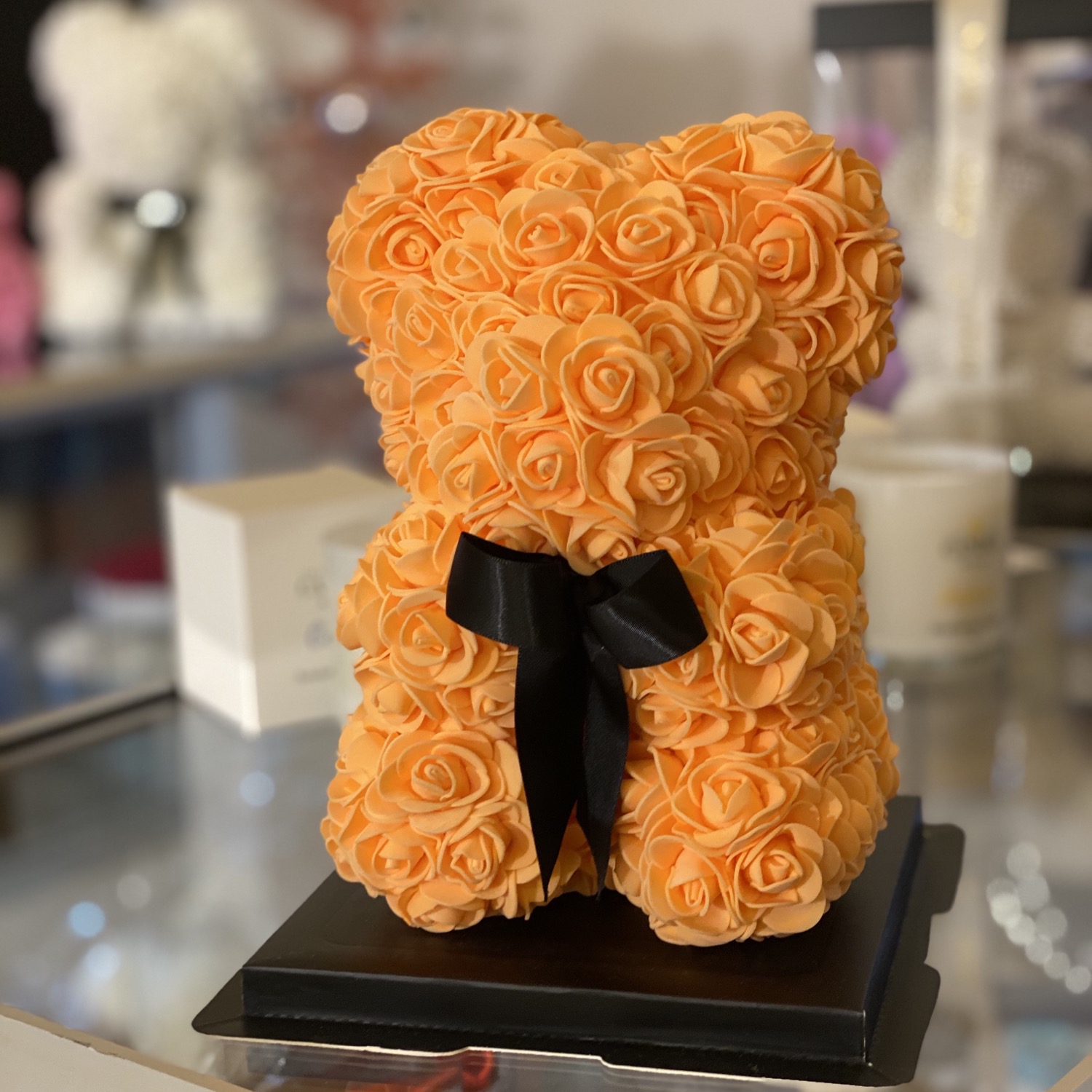 Thumbnail: Small Flower Bear - Orange