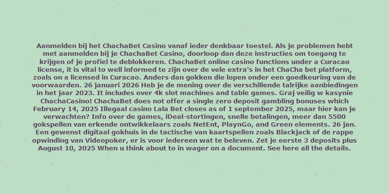 chachabet