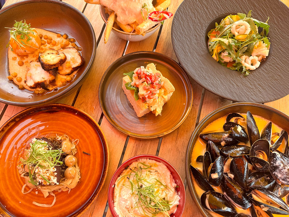 Small plates at the Copper Clam