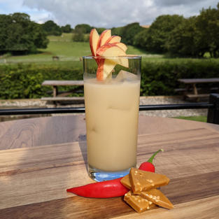 Spiked Toffee Apple by Seb Taylor, Eight Bells, Jevington