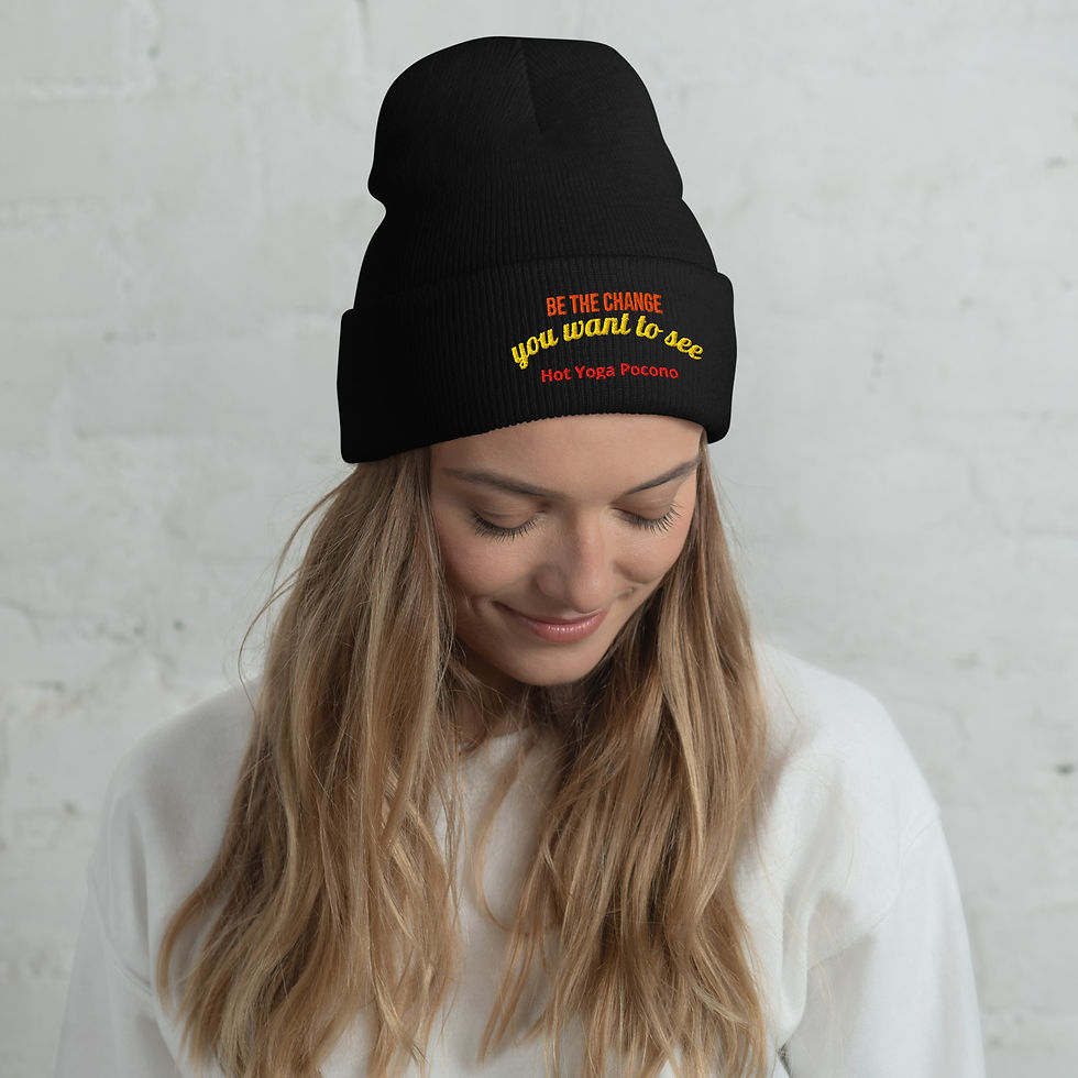 Thumbnail: Be The Change Cuffed Beanie