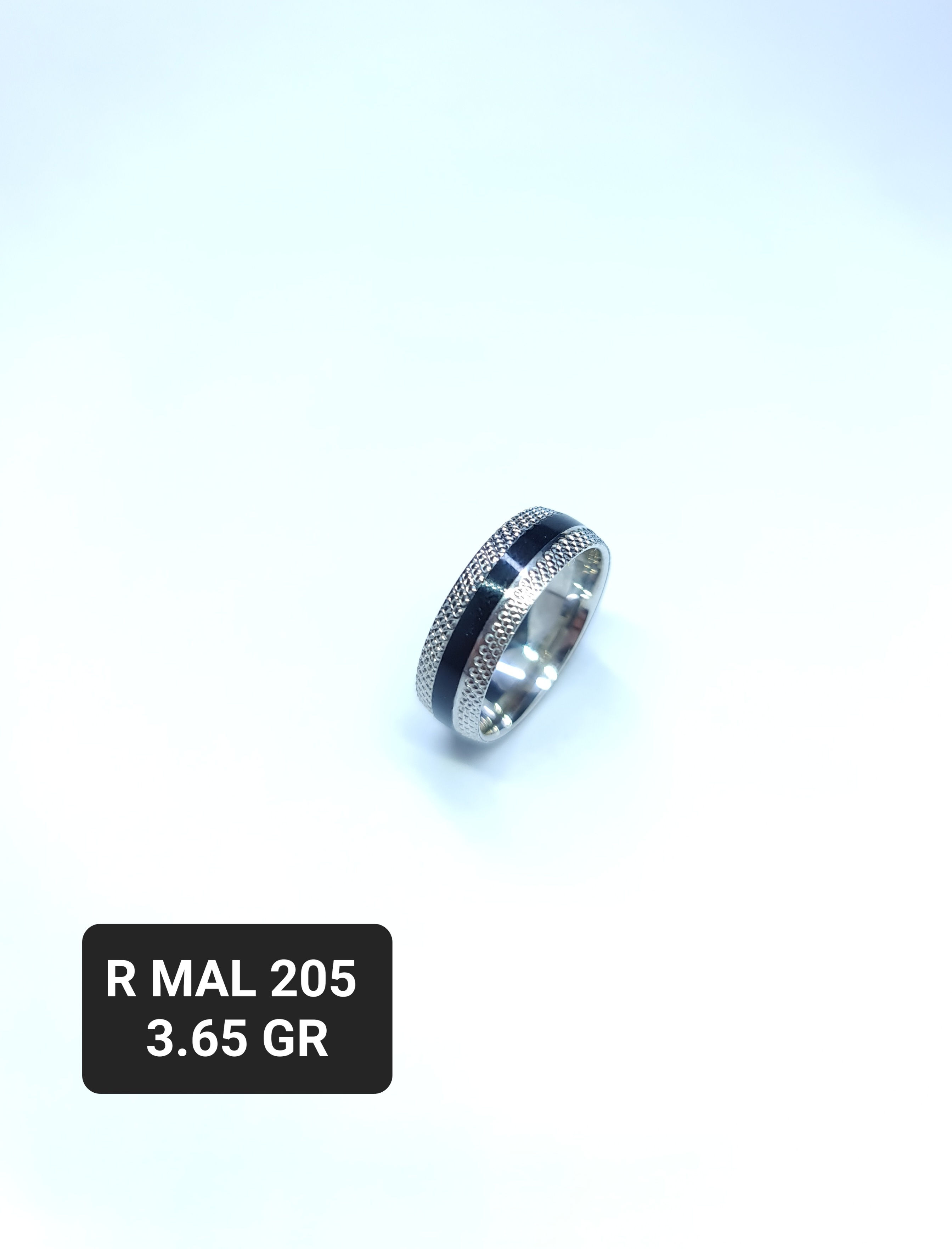 RODUYUM MAN SILVER ALYANS WEDDING RINGS R MAL 205 GR 3.65